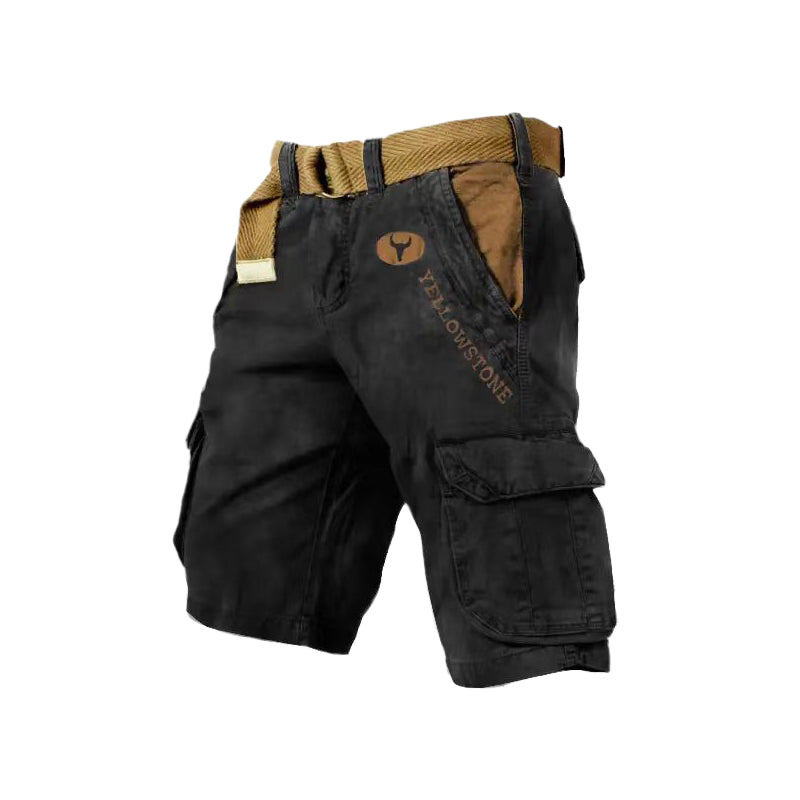 Alpenwolken - Herren-Shorts mit mehreren Taschen——🔥🔥Sommer-Bestseller