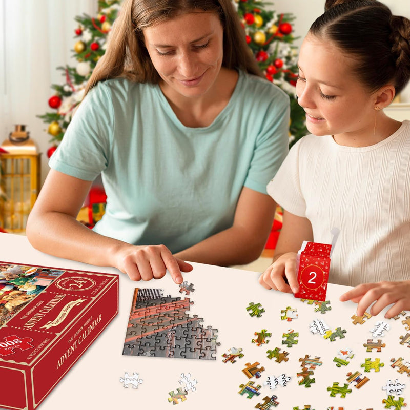 Alpenwolken - Adventskalender 2024 Weihnachtspuzzle