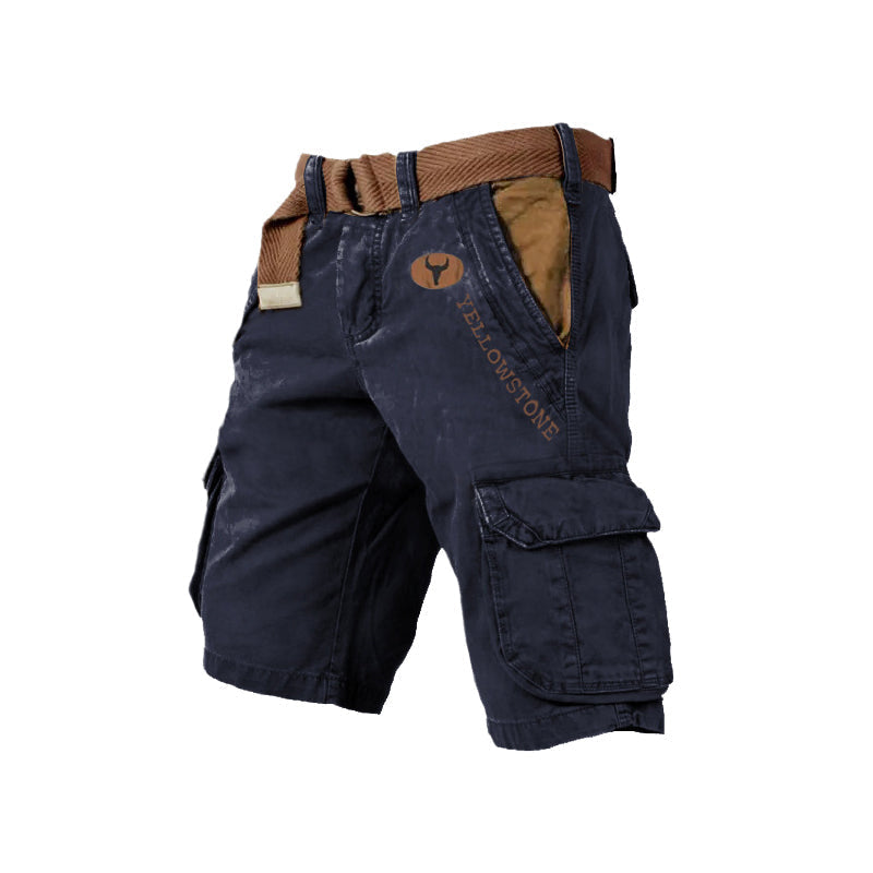 Alpenwolken - Herren-Shorts mit mehreren Taschen——🔥🔥Sommer-Bestseller