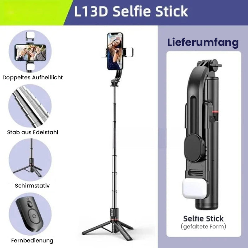 Alpenwolken - Faltbares Selfie-Stick-Stativ