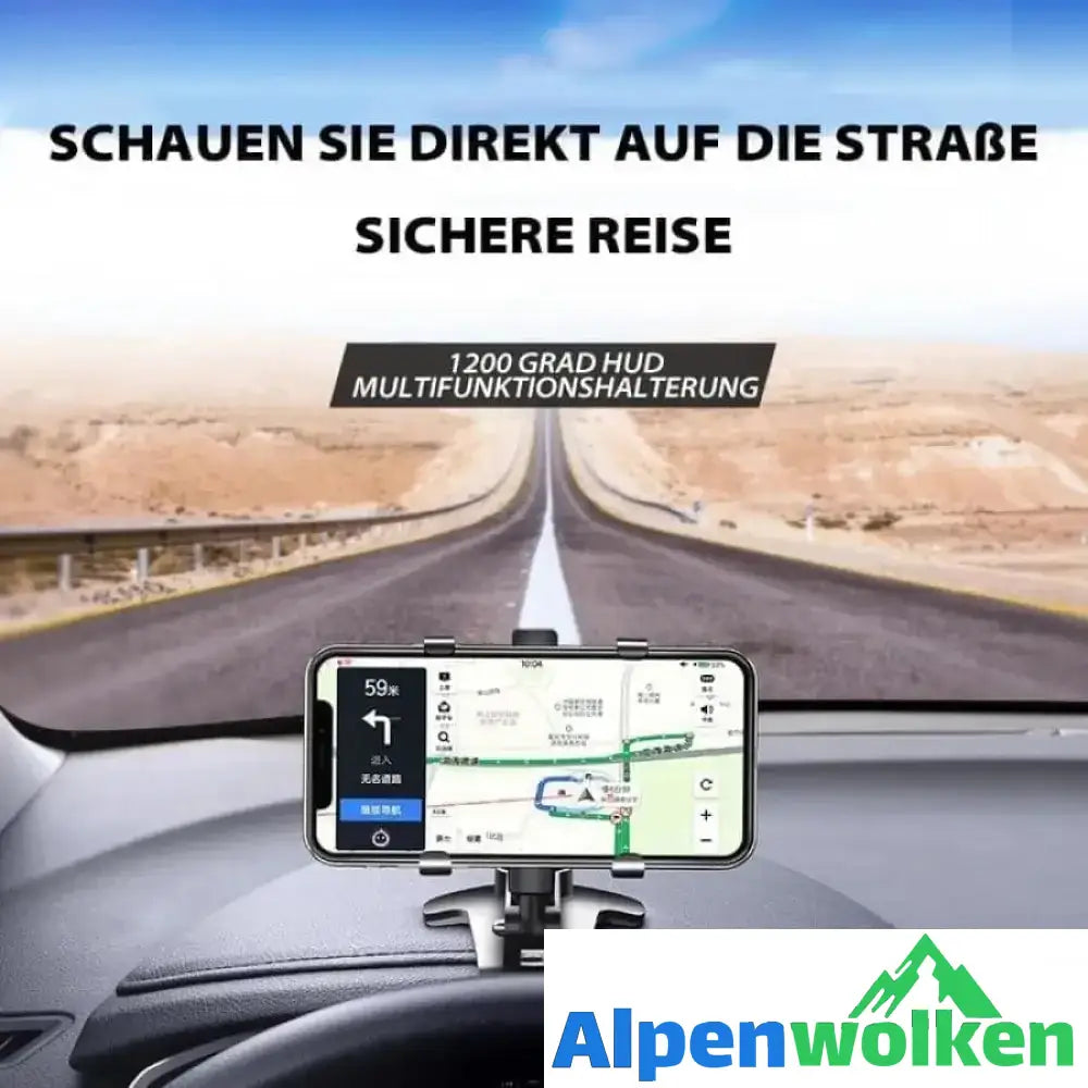 Alpenwolken - 1200 Grad Handyshalterung für Auto