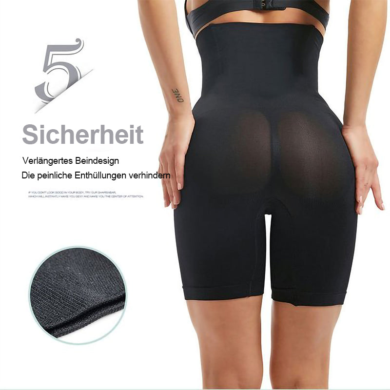 Alpenwolken - Bauchregulierende Hose mit hoher Taille