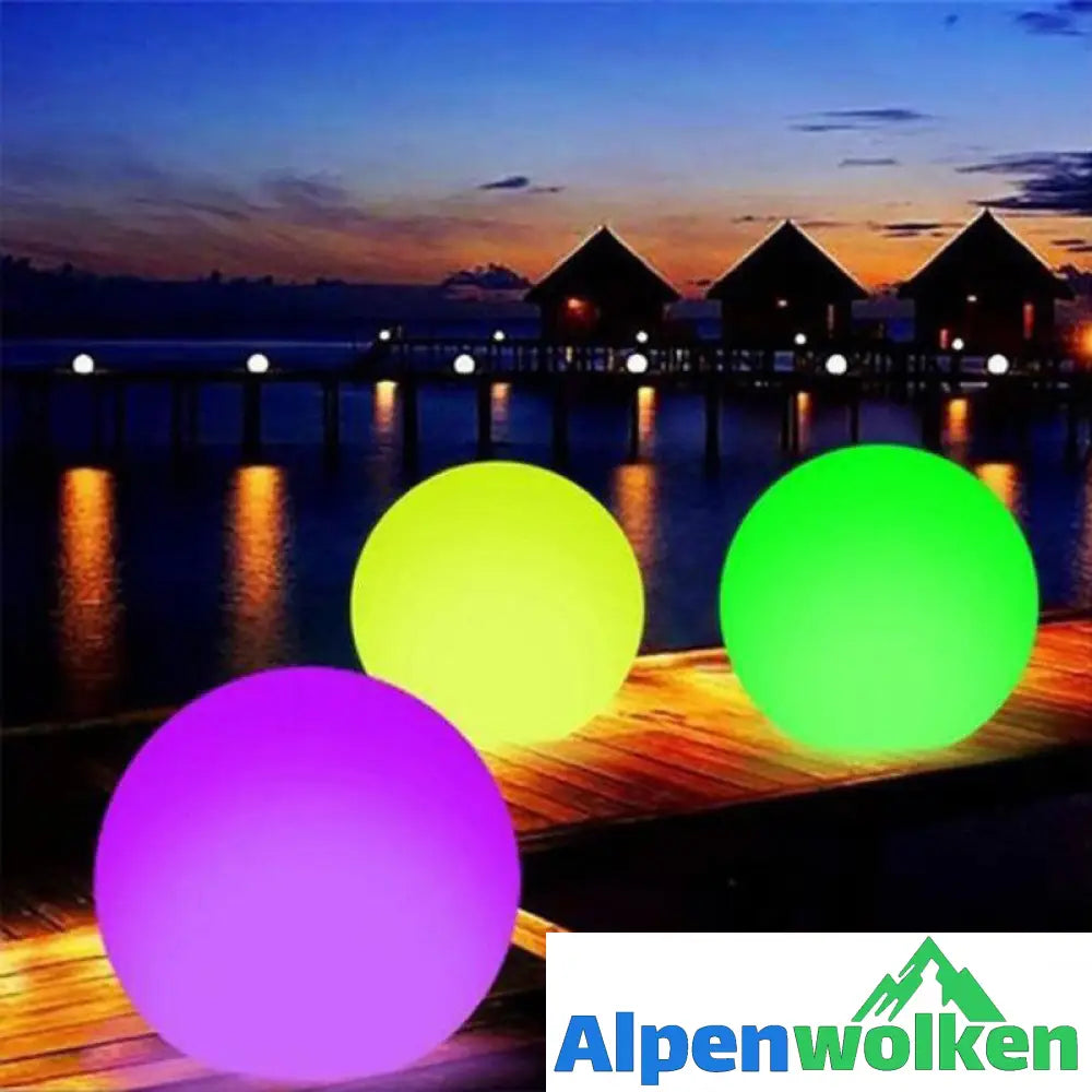 Alpenwolken - 16 Farben leuchtendes Wasserball-LED-Licht