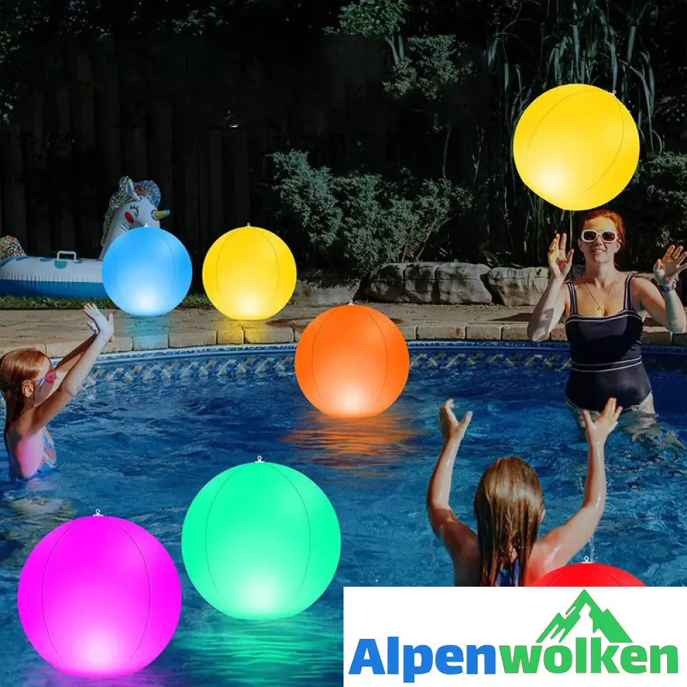 Alpenwolken - 16 Farben leuchtendes Wasserball-LED-Licht