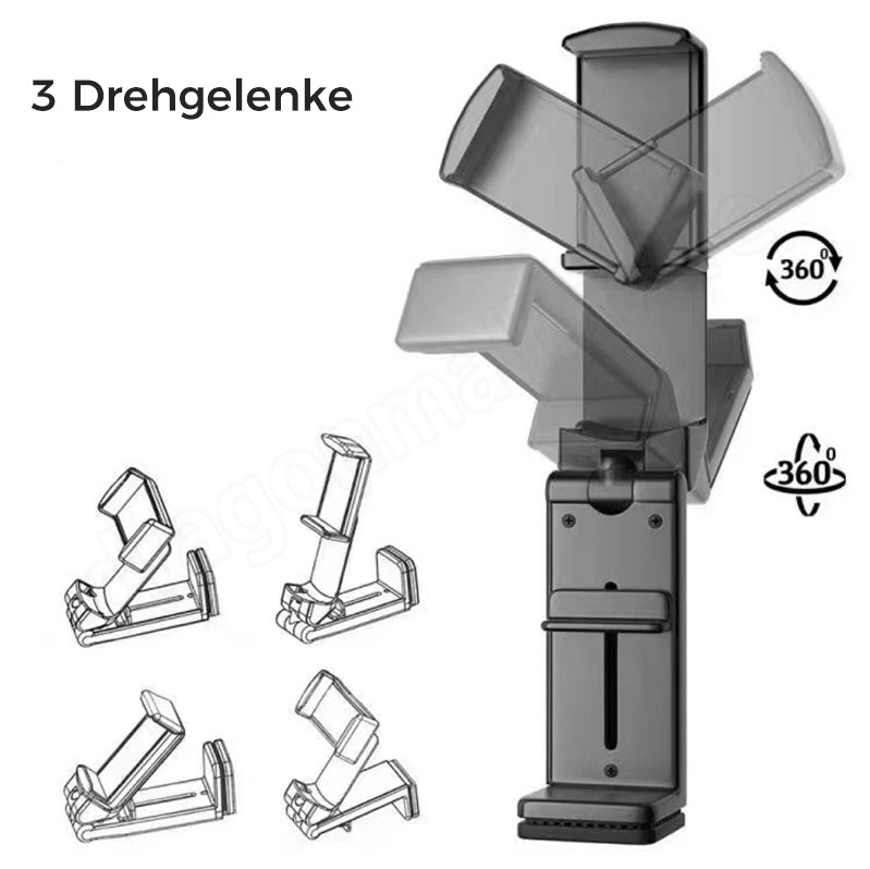 Alpenwolken - 360° Universal Flugzeug-Telefonhalter