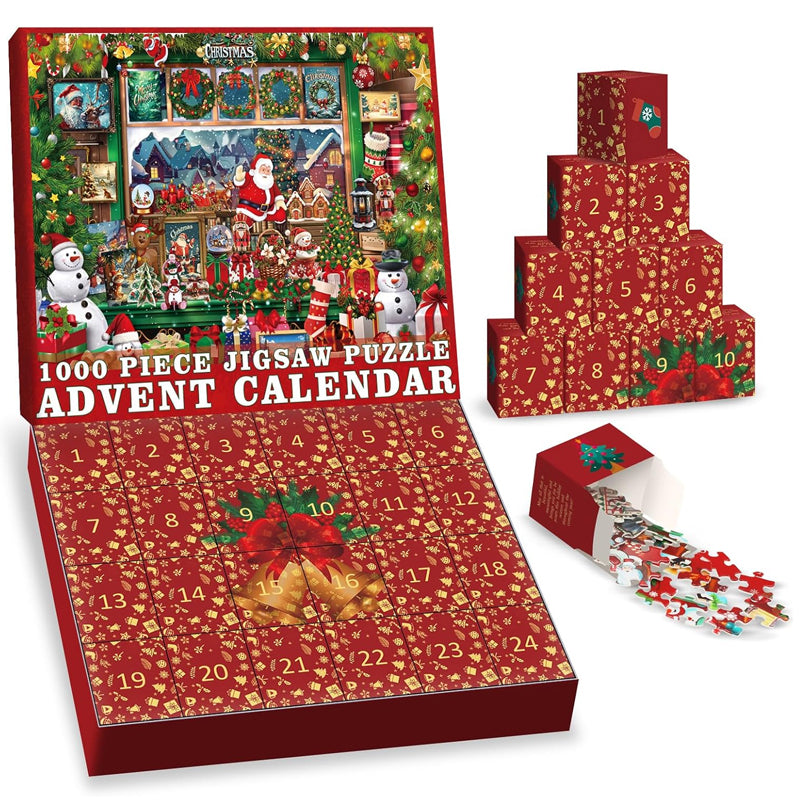 Alpenwolken - Weihnachtsfreude Adventskalender Puzzle 1000 Teile