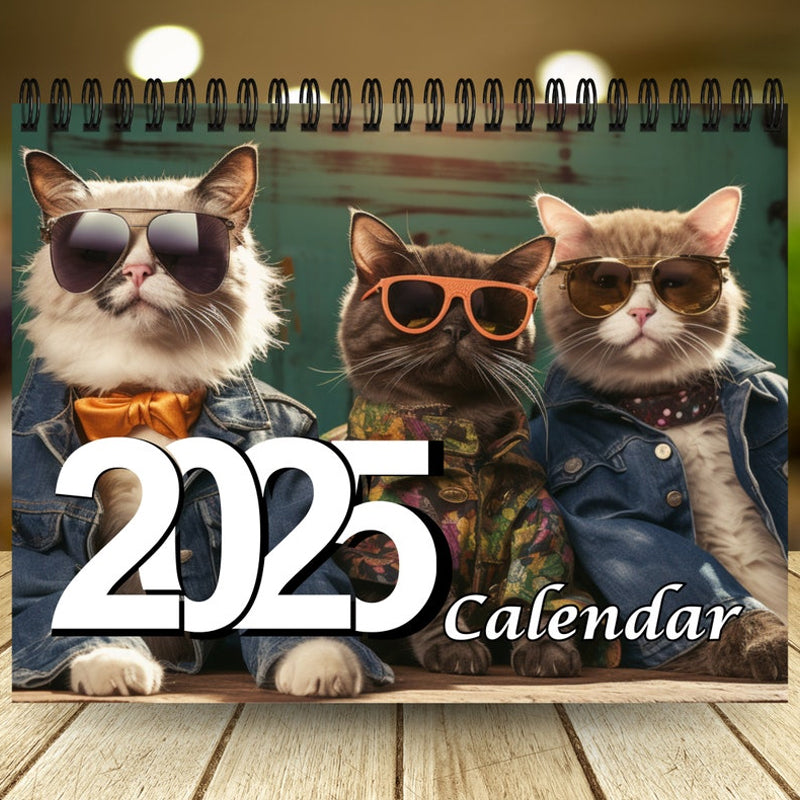 Alpenwolken - 2025 Stilvoller Katzenkalender/Geschenk für Katzenliebhaber