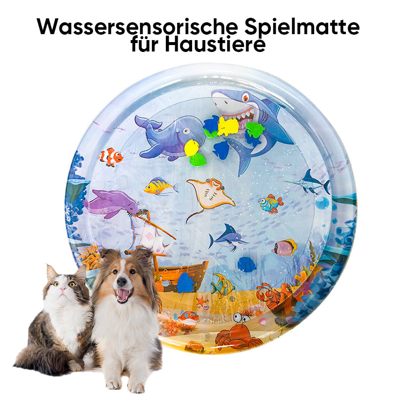 Alpenwolken - Wassersensorische Spielmatte für Haustiere