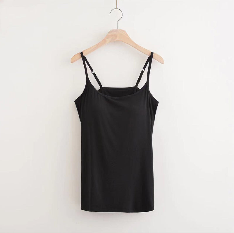 Alpenwolken - Locker sitzendes Tank-Top mit integriertem BH