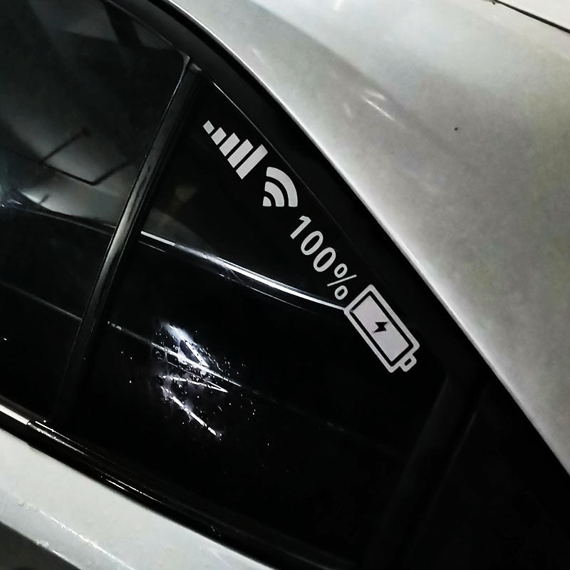 Alpenwolken - WiFi Power-Aufkleber für die Windschutzscheibe des Autos