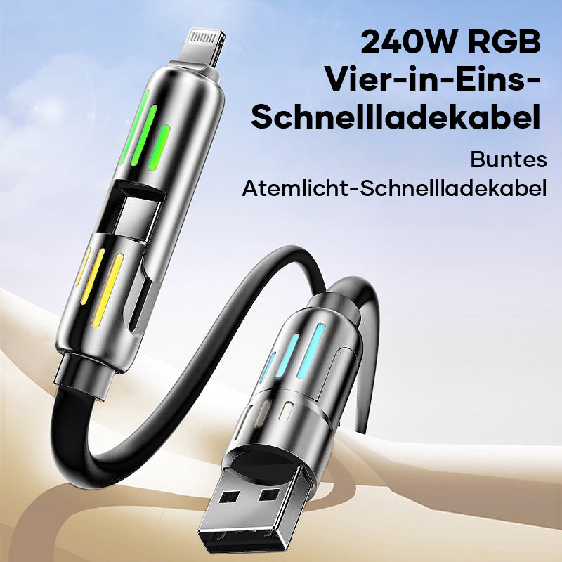 Alpenwolken - 240 W 4-in-1 USB-C-Kabel