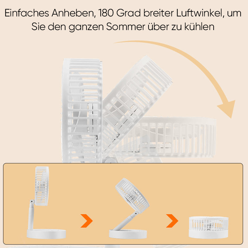 Alpenwolken - Teleskop-Klappventilator