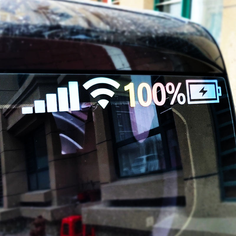 Alpenwolken - WiFi Power-Aufkleber für die Windschutzscheibe des Autos