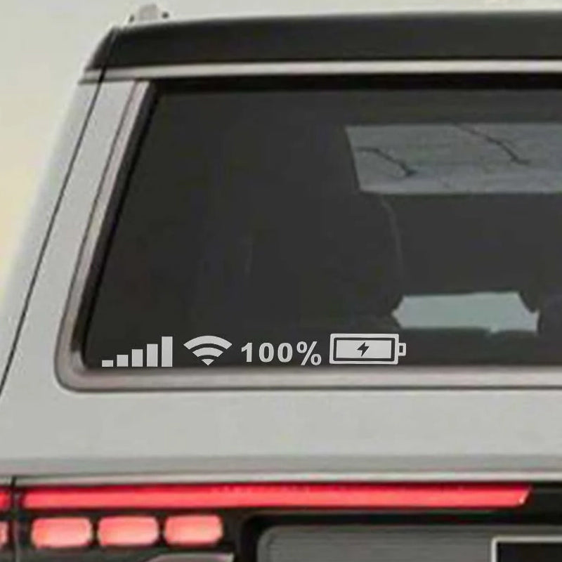 Alpenwolken - WiFi Power-Aufkleber für die Windschutzscheibe des Autos