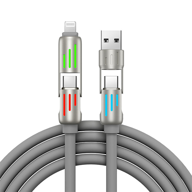 Alpenwolken - 240 W 4-in-1 USB-C-Kabel