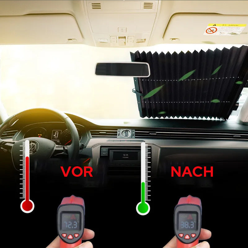 Alpenwolken - Faltbare Auto Windschutzscheibe Sonnenblende