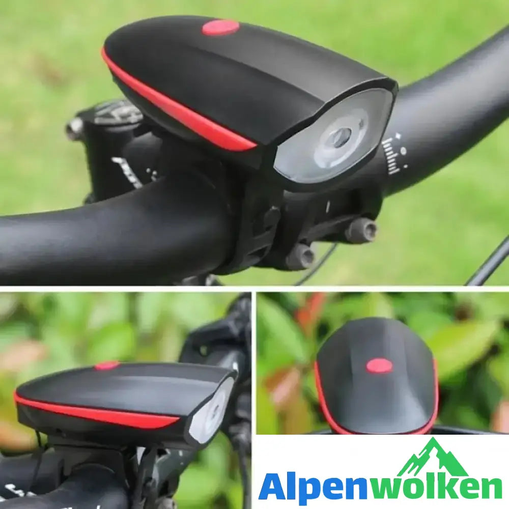 Alpenwolken - 2- in- 1 Fahrrad USB Horn Frontleuchte