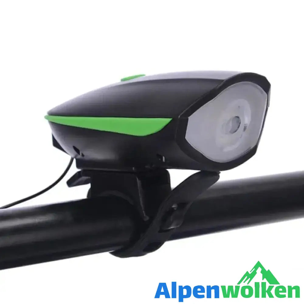 Alpenwolken - 2- in- 1 Fahrrad USB Horn Frontleuchte