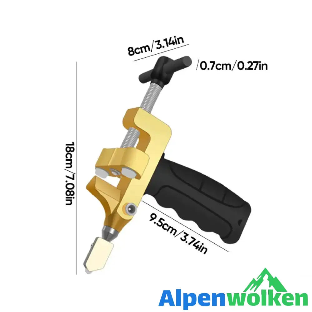 Alpenwolken - 2-in-1 Fliesen- und Glasschneider