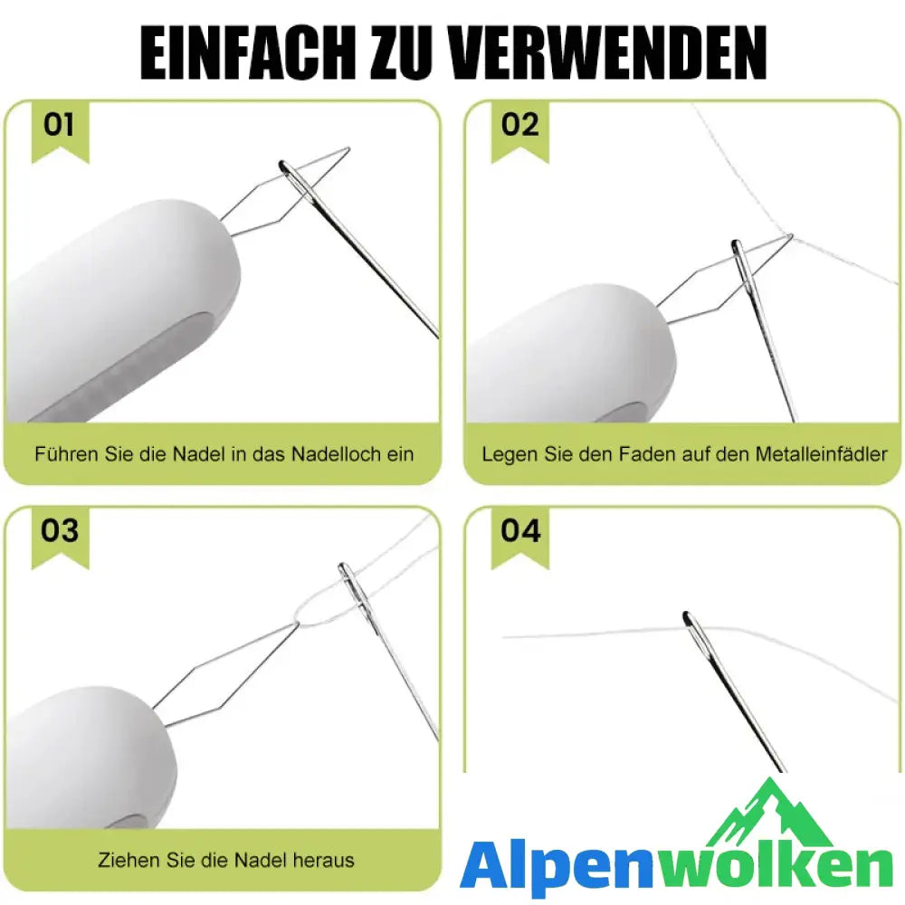 Alpenwolken - 2-in-1-Nadeleinfädler-Nahttrenner