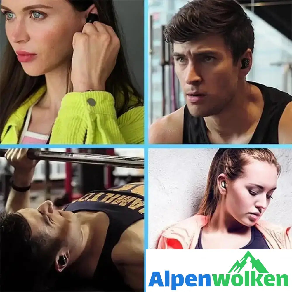 Alpenwolken - 2-in1 Bluetooth-Headset & Externer Akku