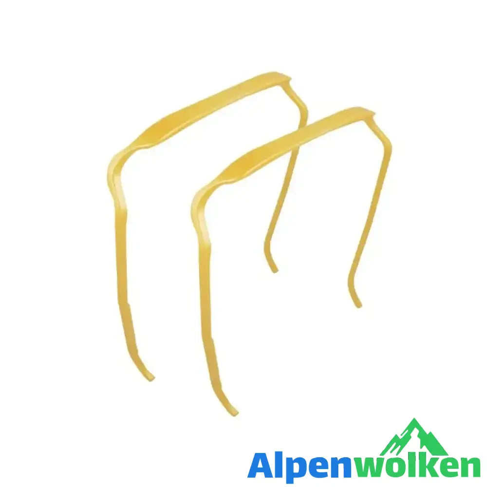 Alpenwolken - 2 Stk. Unsichtbarer Haarreif | courtainbangs Gold