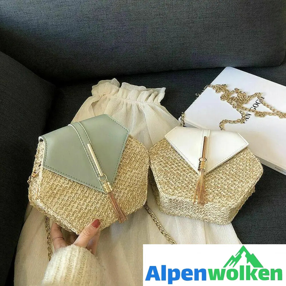 Alpenwolken - 2019 neue geflochtene Handtasche