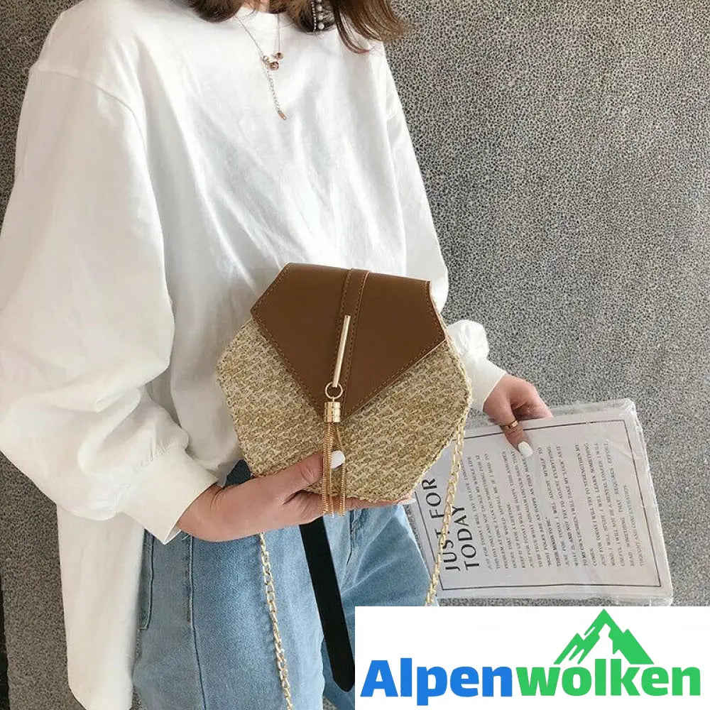 Alpenwolken - 2019 neue geflochtene Handtasche