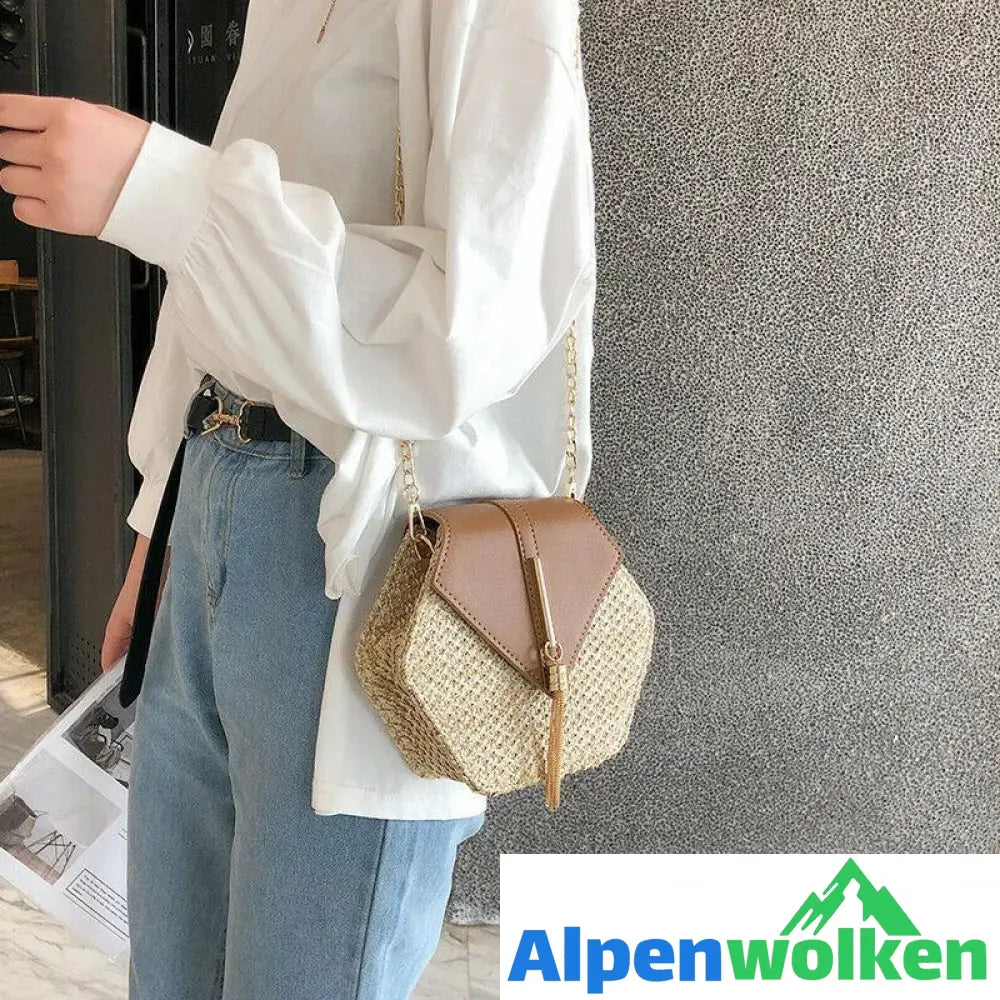 Alpenwolken - 2019 neue geflochtene Handtasche