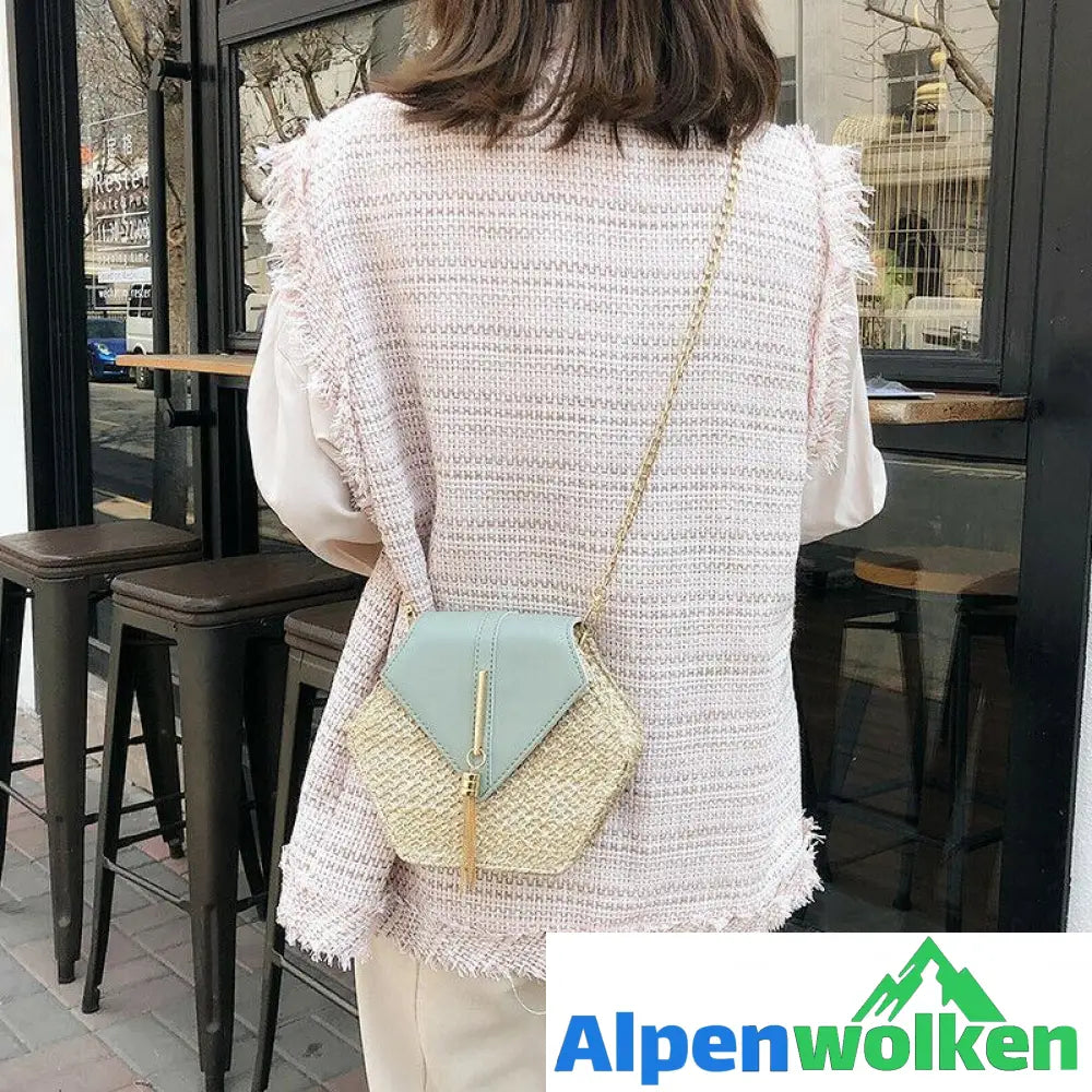 Alpenwolken - 2019 neue geflochtene Handtasche