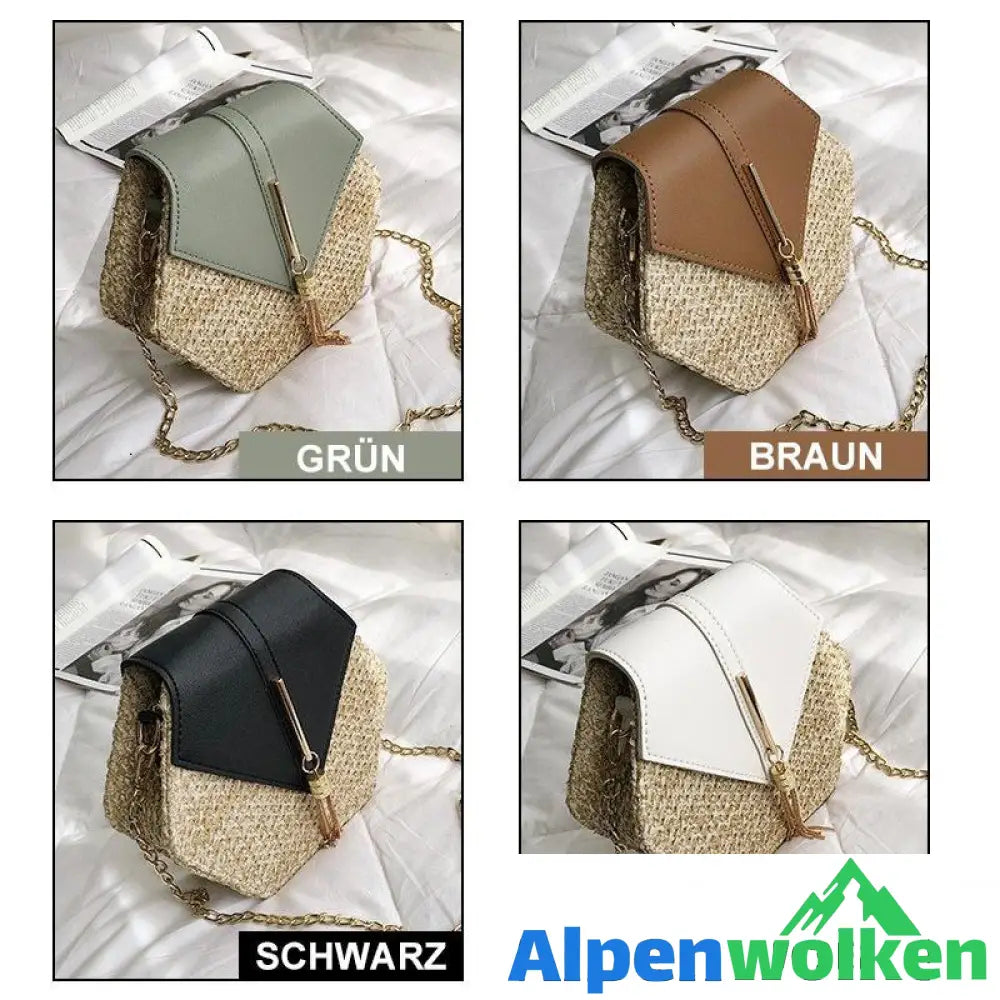 Alpenwolken - 2019 neue geflochtene Handtasche