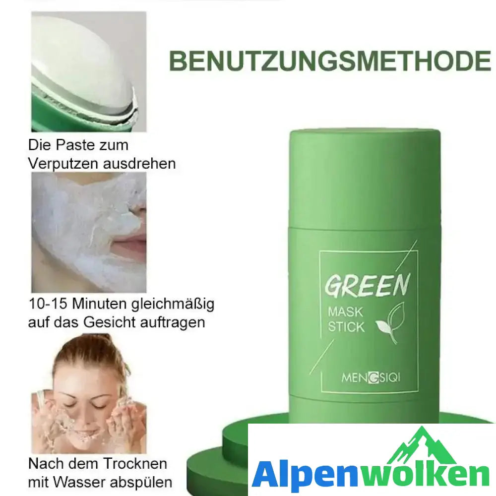 Alpenwolken - ✨2023 Heißer Verkauf - Porenlose Tiefenreinigungs-Grüntee-Maske