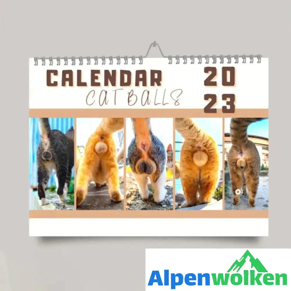 Alpenwolken - 2023 Katzen Arschlöcher Kalender