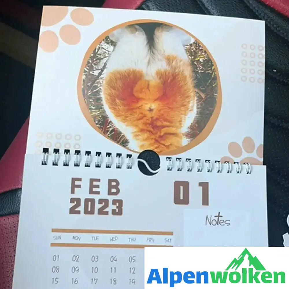 Alpenwolken - 2023 Katzen Arschlöcher Kalender