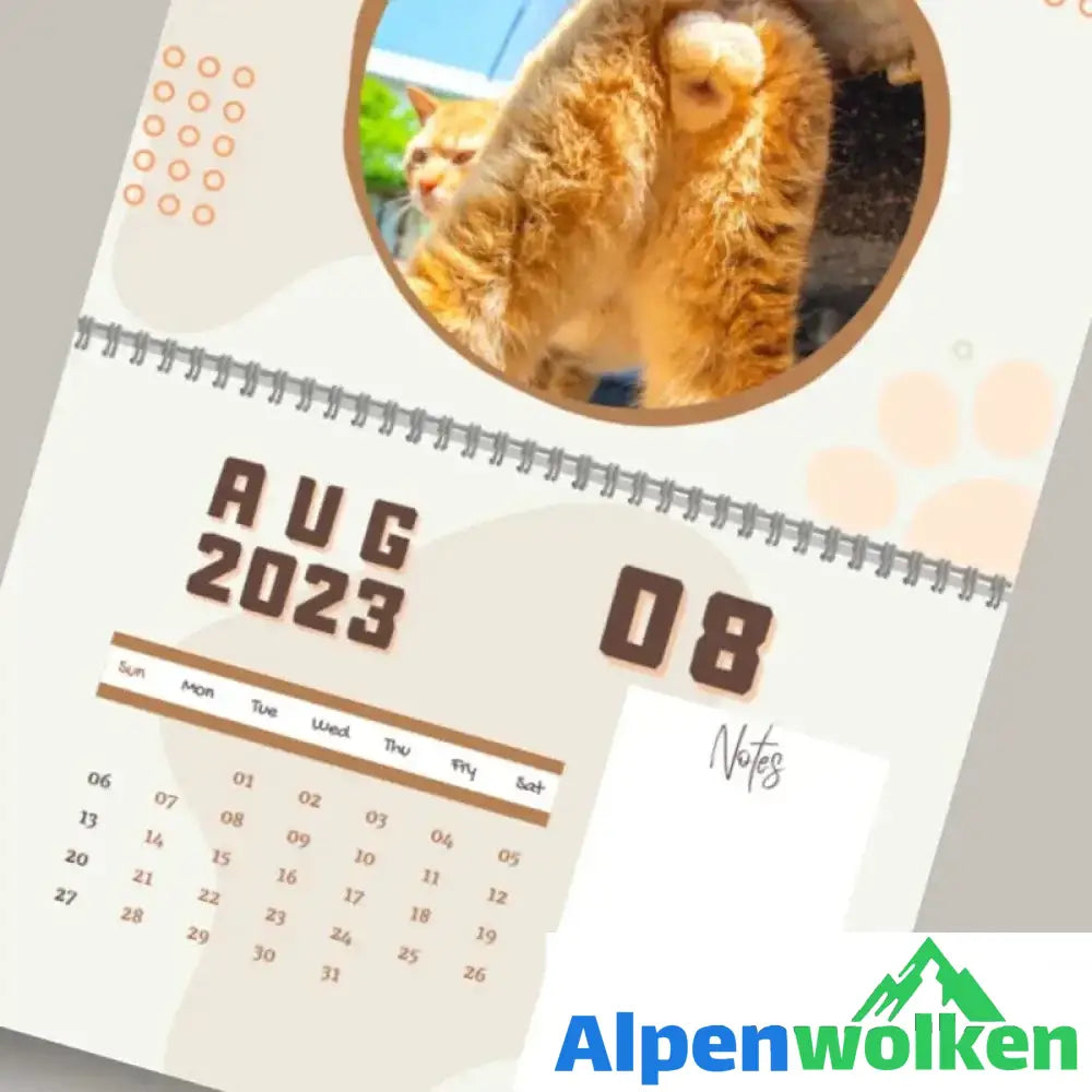 Alpenwolken - 2023 Katzen Arschlöcher Kalender