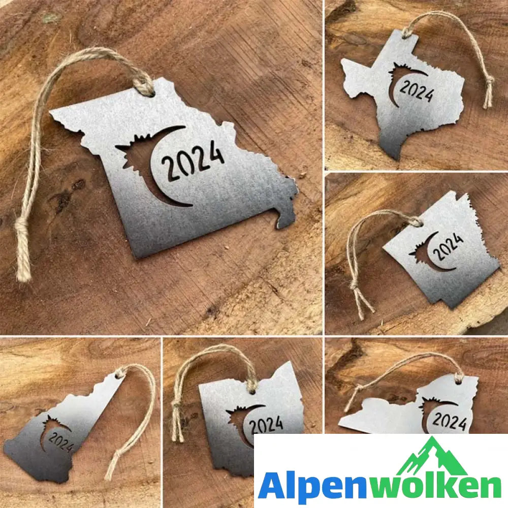 Alpenwolken - 2024 Commemorative Metal Ornament