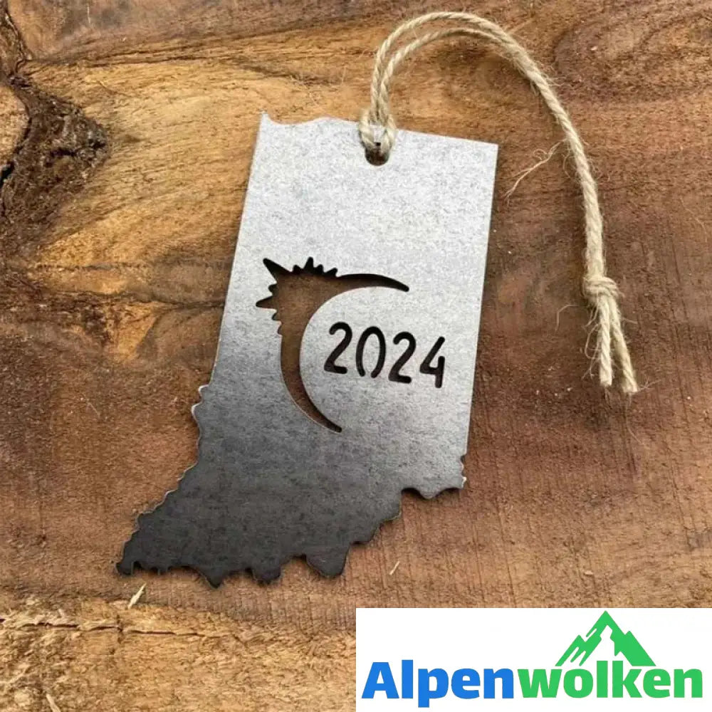 Alpenwolken - 2024 Commemorative Metal Ornament