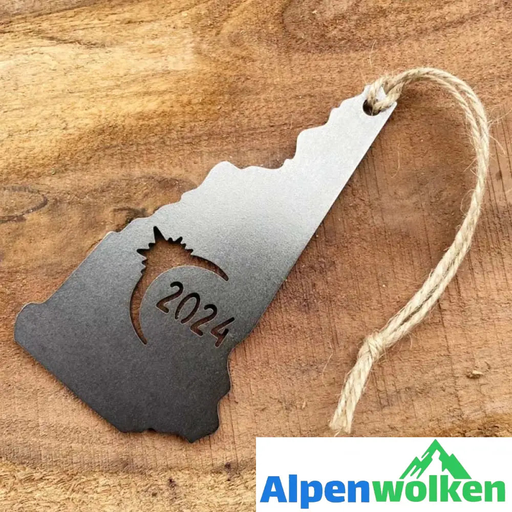 Alpenwolken - 2024 Commemorative Metal Ornament