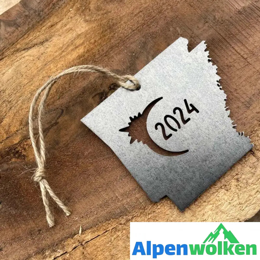 Alpenwolken - 2024 Commemorative Metal Ornament