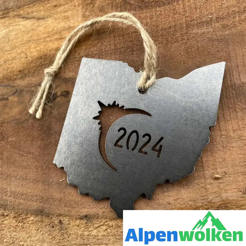 Alpenwolken - 2024 Commemorative Metal Ornament