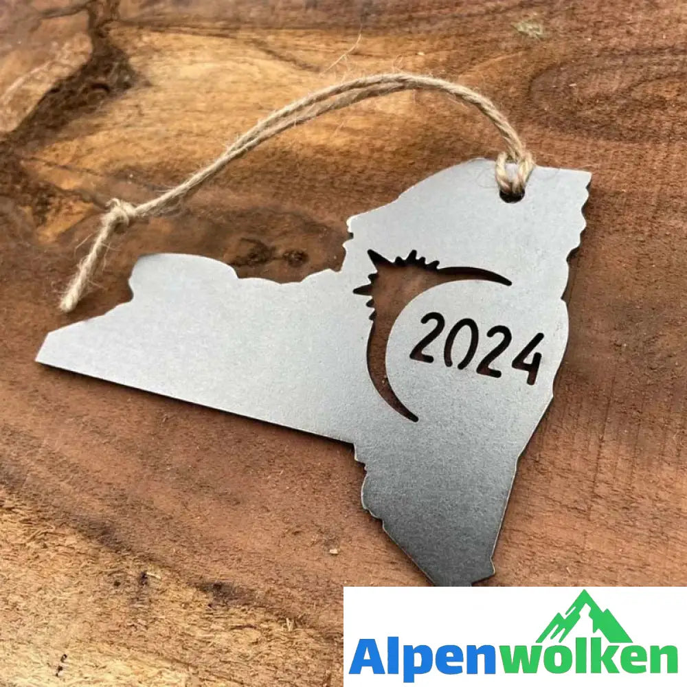 Alpenwolken - 2024 Commemorative Metal Ornament