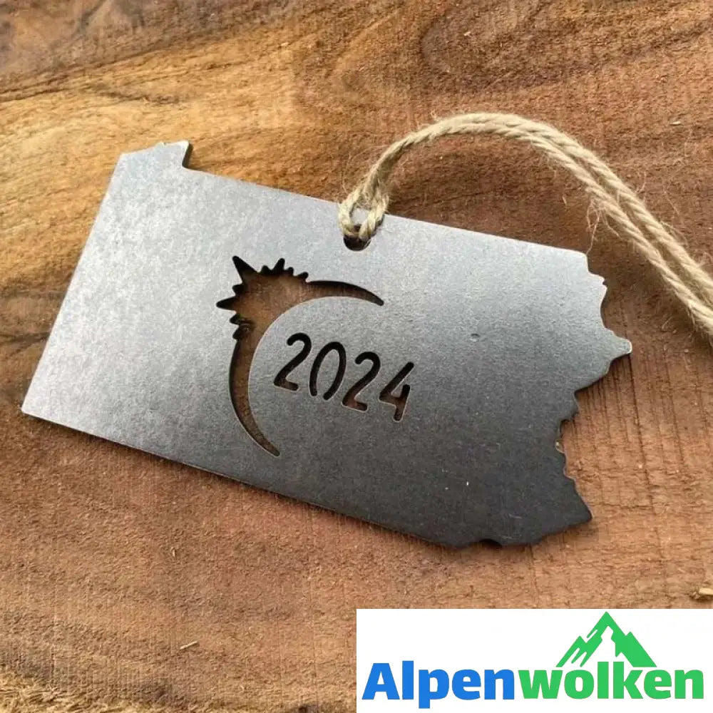 Alpenwolken - 2024 Commemorative Metal Ornament