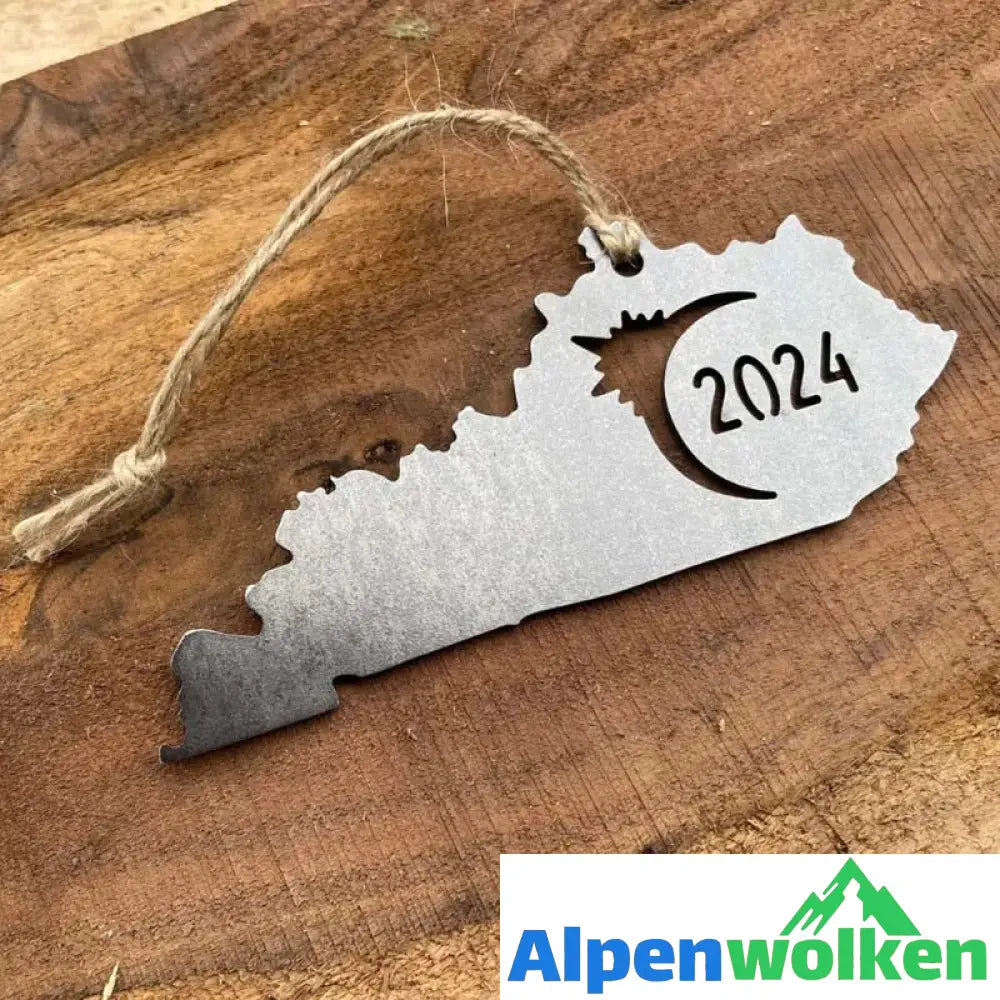 Alpenwolken - 2024 Commemorative Metal Ornament