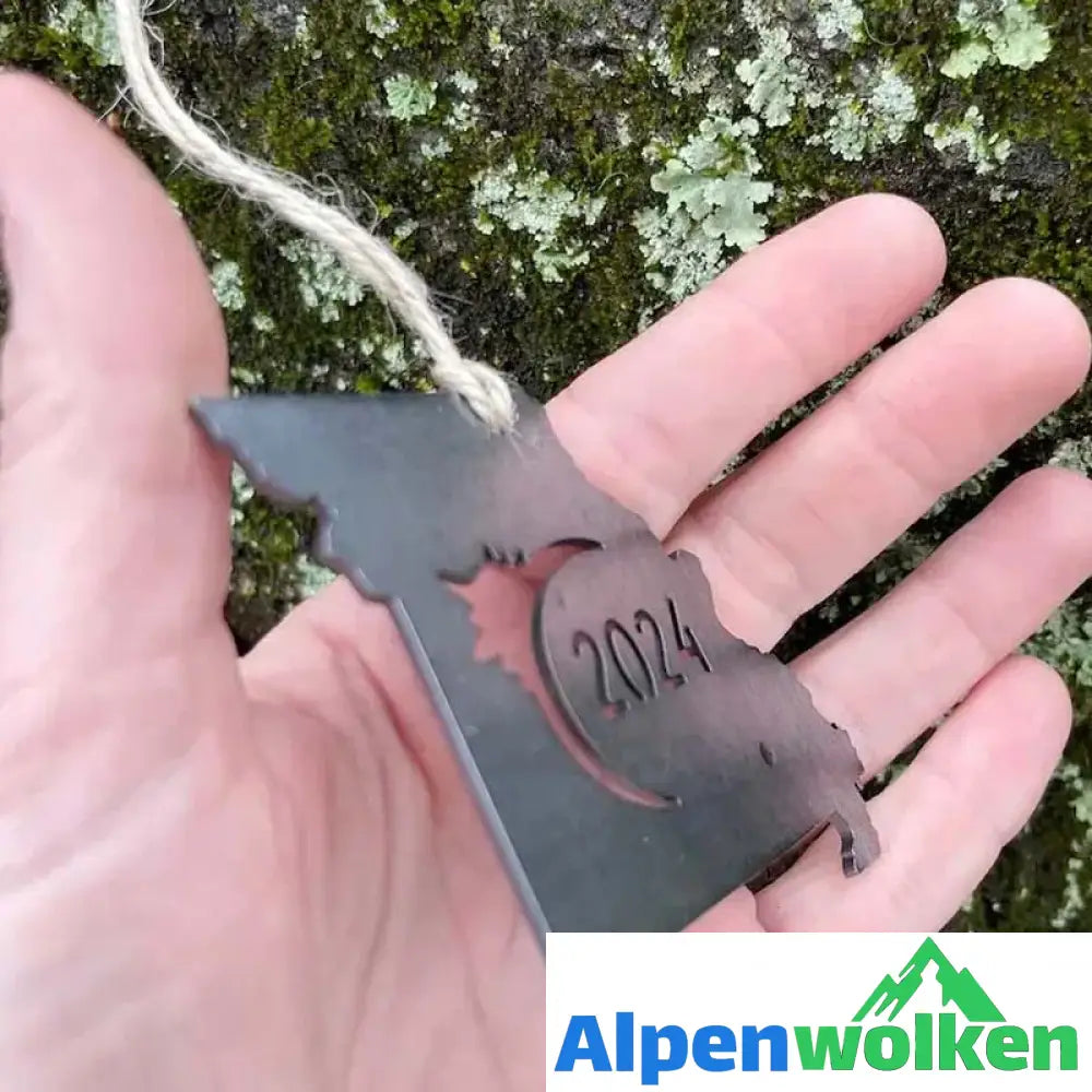 Alpenwolken - 2024 Commemorative Metal Ornament