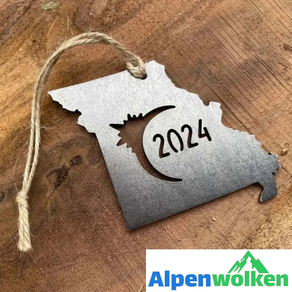 Alpenwolken - 2024 Commemorative Metal Ornament