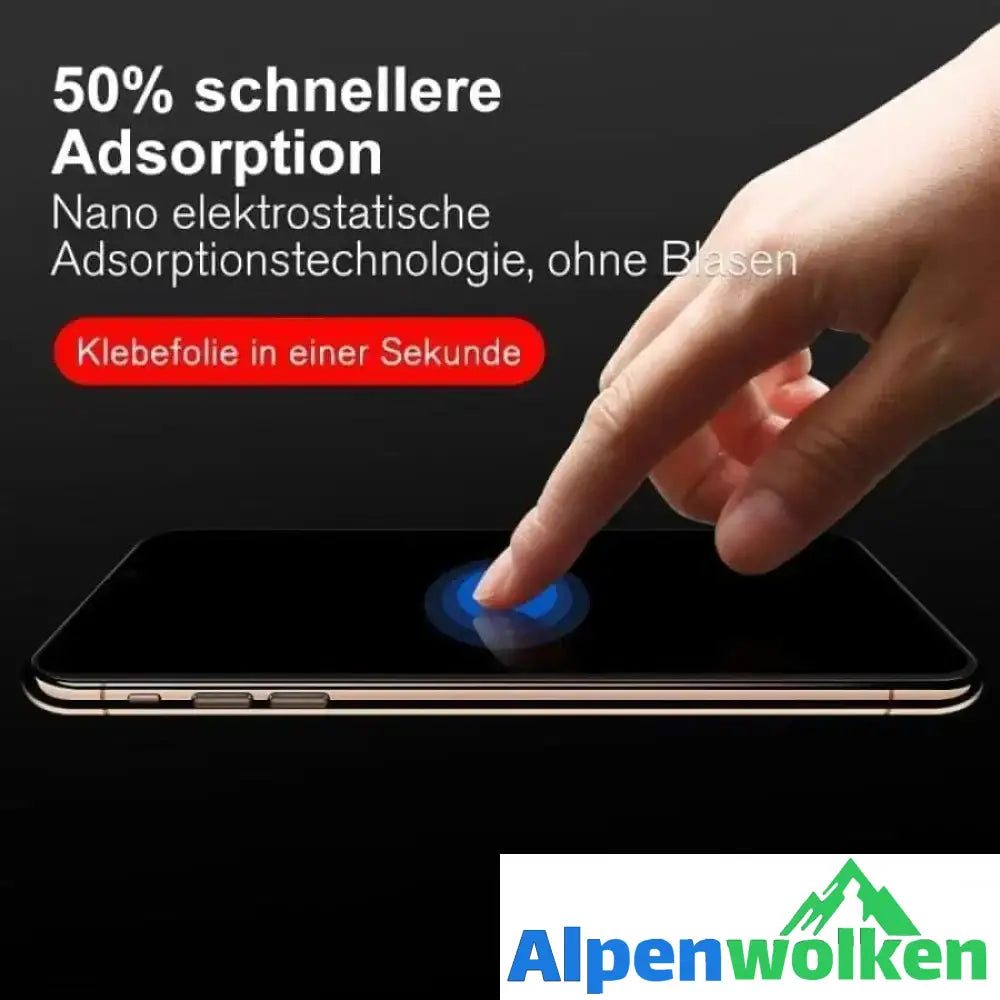 Alpenwolken - 20D Gehärtetes Glas Touchscreen Schutzfolie