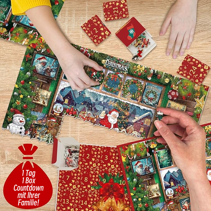 Alpenwolken - Weihnachtsfreude Adventskalender Puzzle 1000 Teile