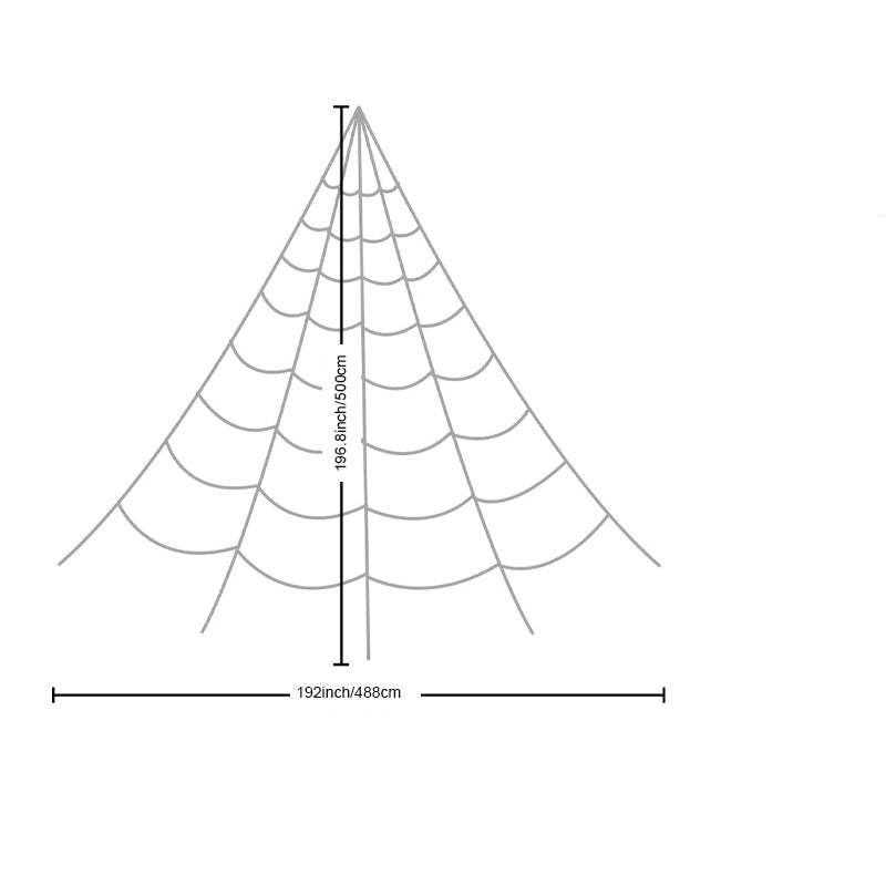 Alpenwolken - Hängelampe mit Spinnennetz-Design für Raumdekoration