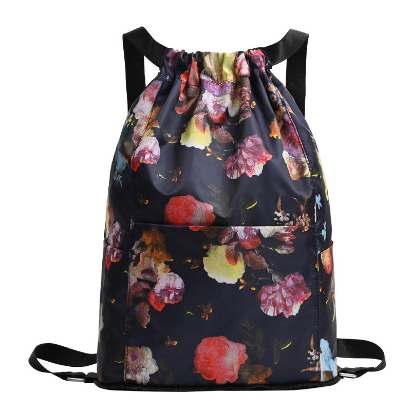 Alpenwolken - Ethnic Style Drawstring Shoulder Bag