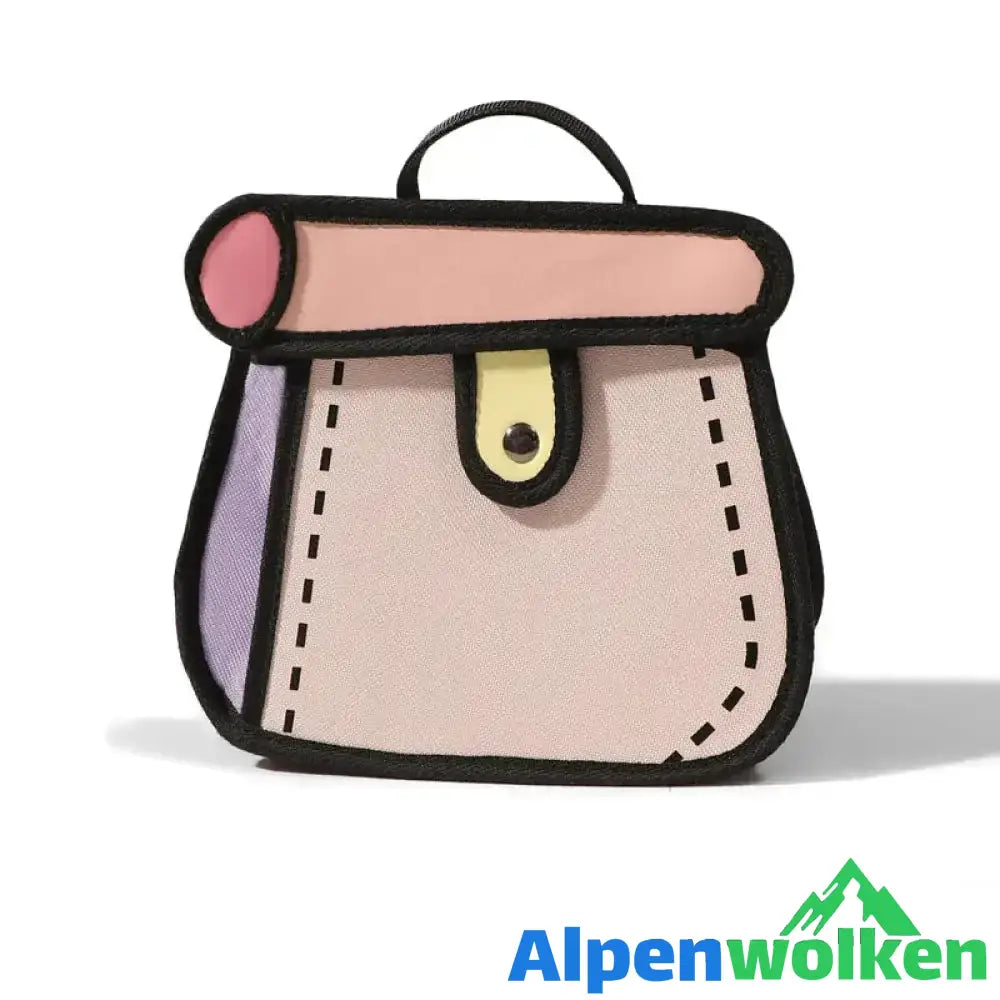 Alpenwolken - 💗2D Niedliche Karikatur-Umhängetasche💗